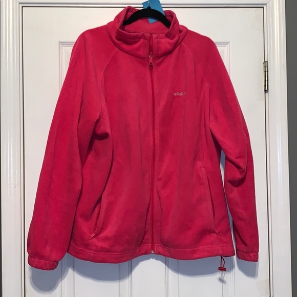 hot pink columbia fleece